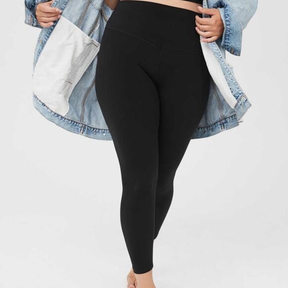 NWT Aerie Offline Real Me High Waisted Legging Black - Picture 1 of 12